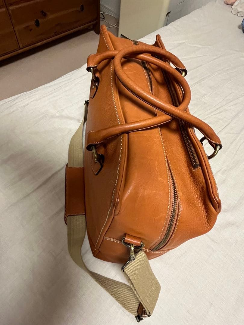 雲さん専用　土屋鞄　トーンオイルヌメ　アンティック　ボストンバック　中古良品