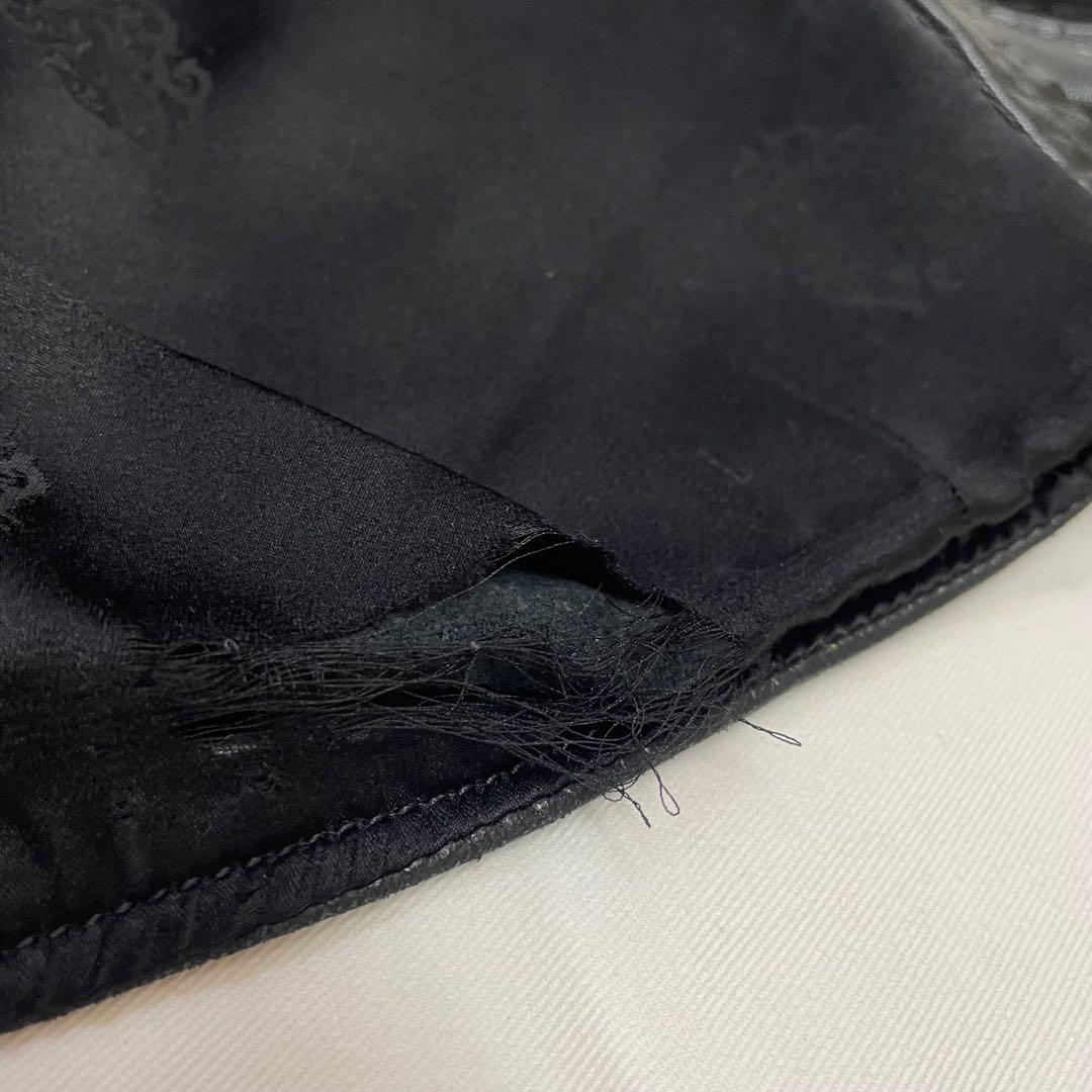 【内張り破れ】クロムハーツ レザー シングルライダース レディースM