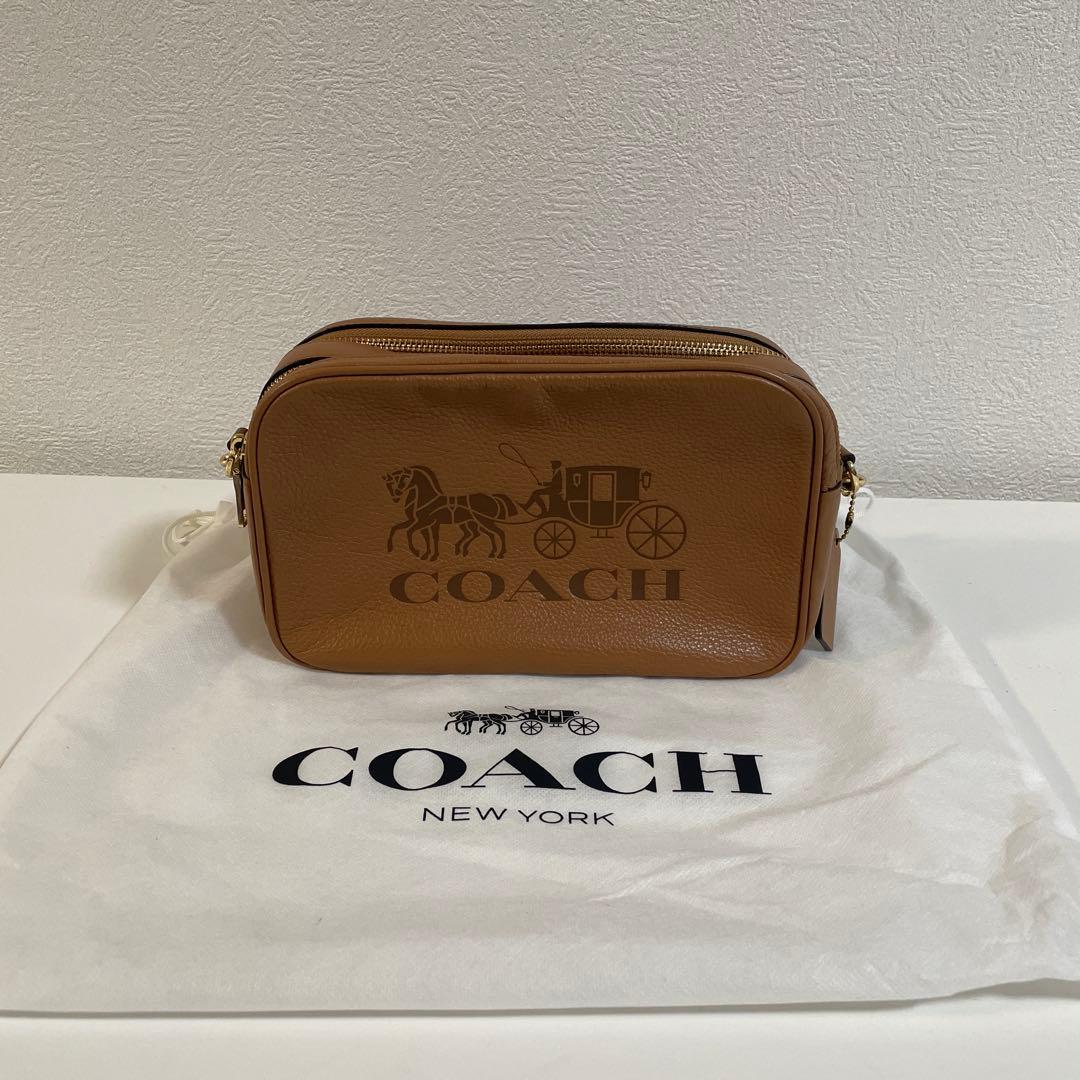 COACH ショルダーバッグ キャメル ブラウン 美品