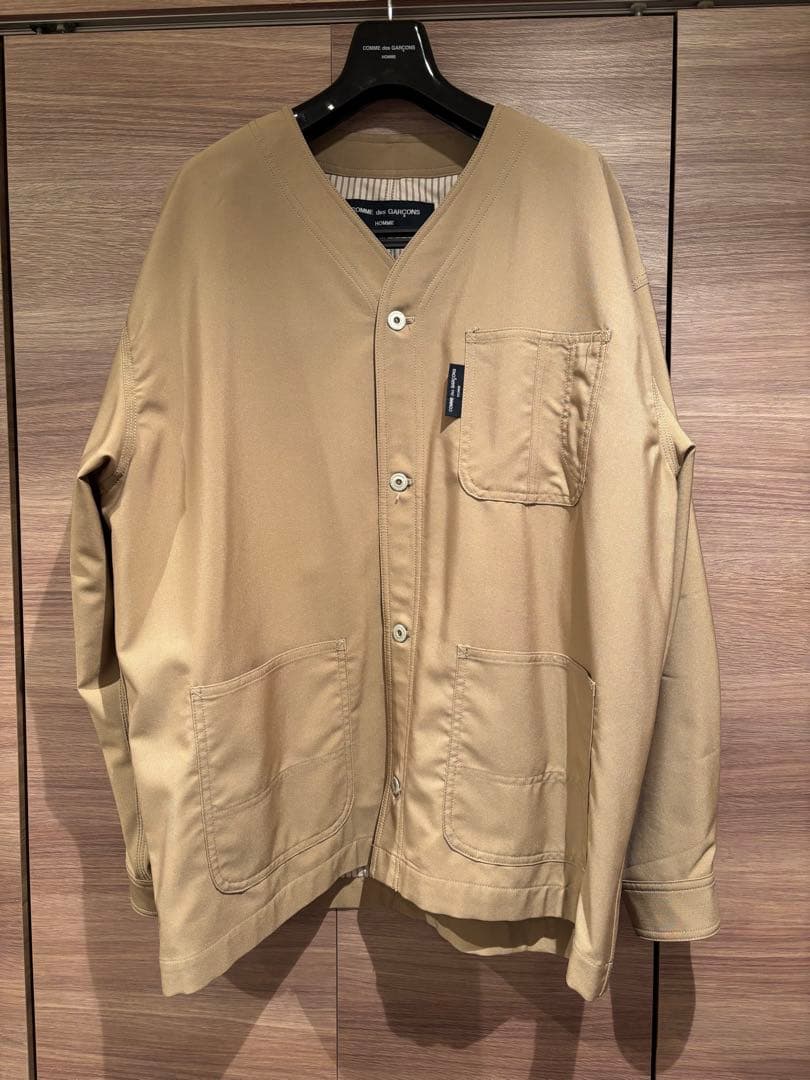 COMME des GARÇONS HOMMEノーカラージャケット