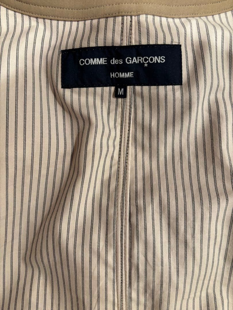 COMME des GARÇONS HOMMEノーカラージャケット