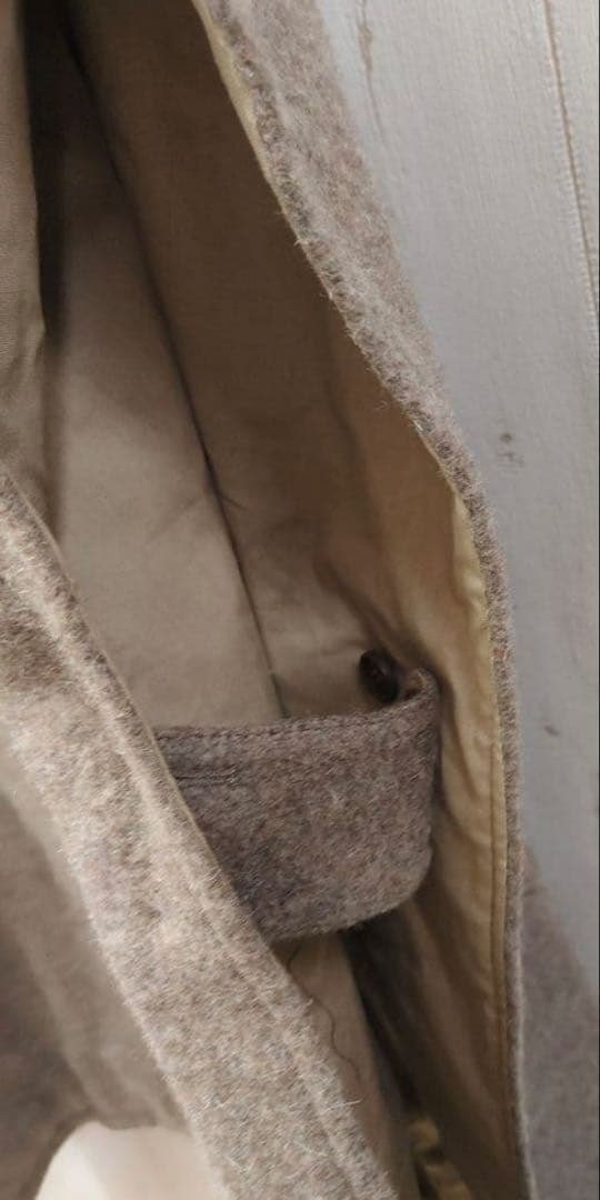 ARMEN アーメン メルトンダブルブレストケープ