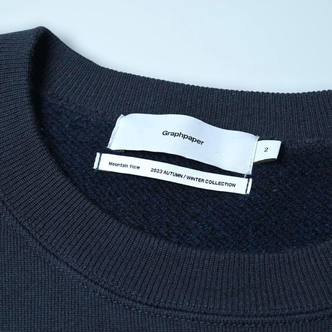 トップス Graphpaper Bulky Wool Terry Crew sweat 2