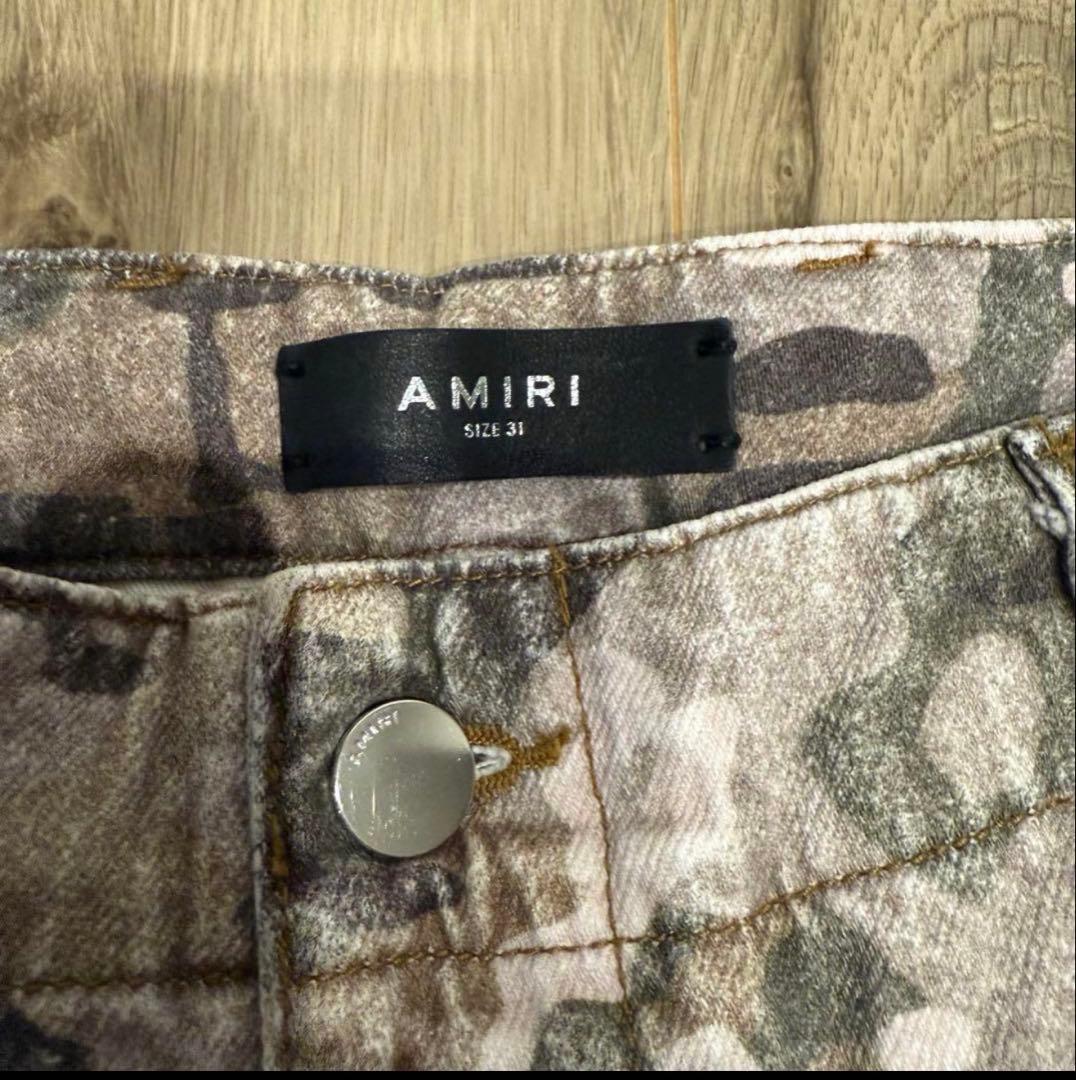 リ*ク様 AMIRI M65 CAMO CARGO KICK FLARE