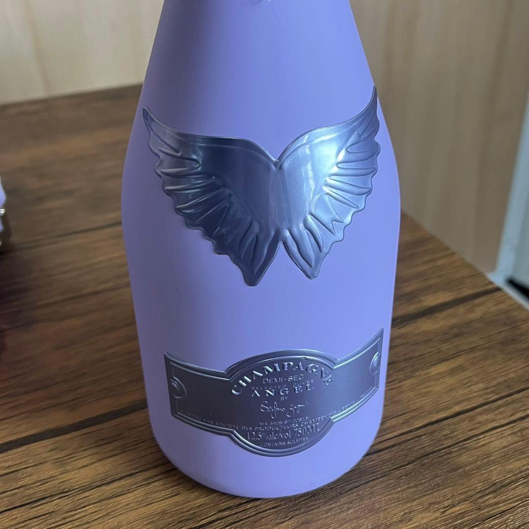 エンジェルシャンパン ハロウィン　ドゥミセックリミテッド 空箱 紫　セット