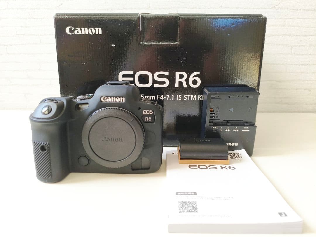 【極美品】キヤノン EOS R6ボディ カバー付 11,000シャッター以下