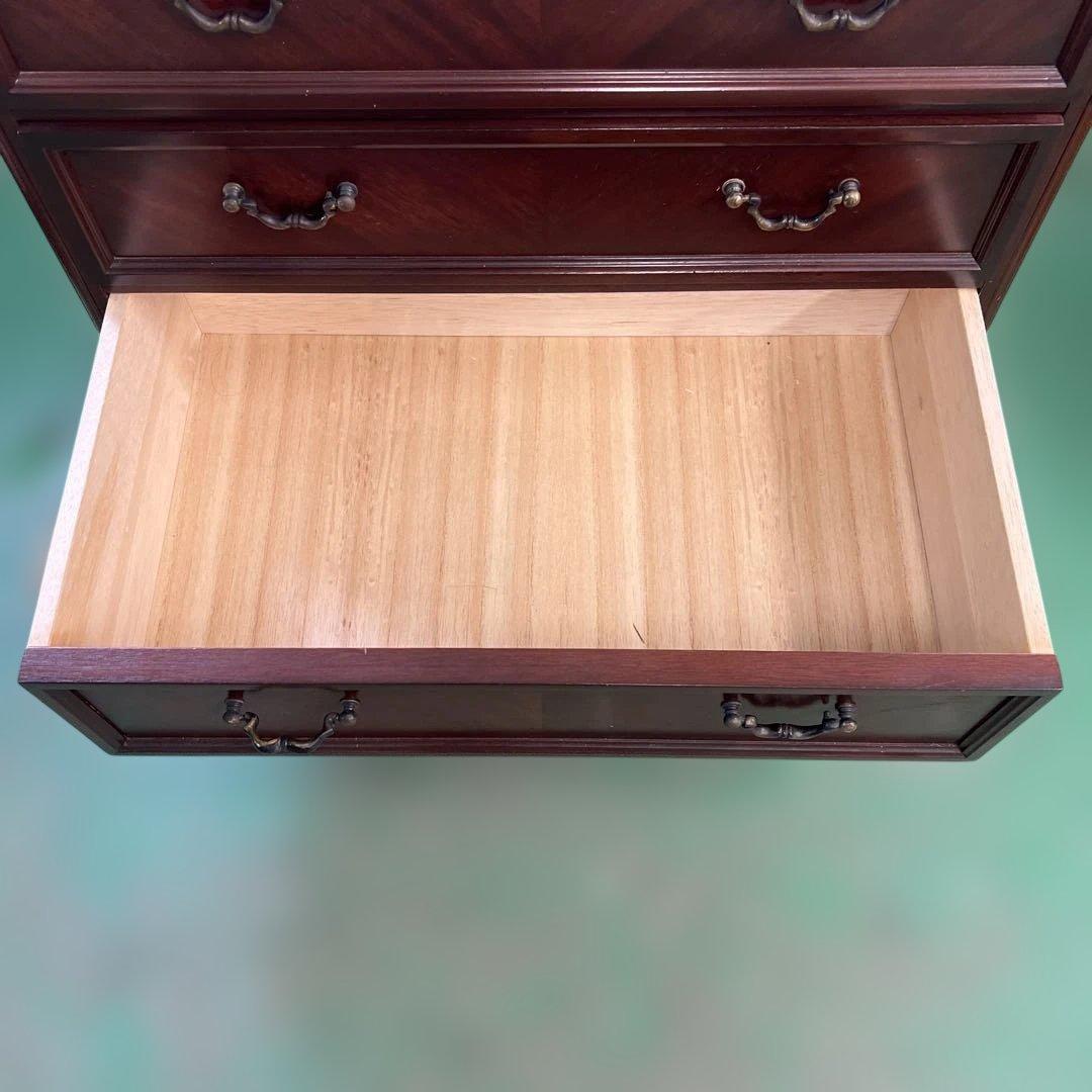 東海家具 SriTokai 猫脚 キャビネット 四段五杯 箪笥 タンス