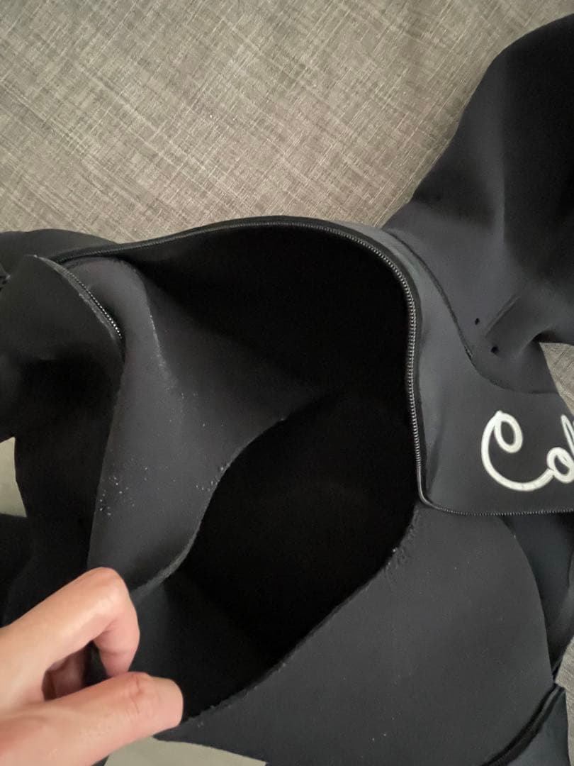 ［美品中古］coltex オールジャージ　フード付きセミドライ