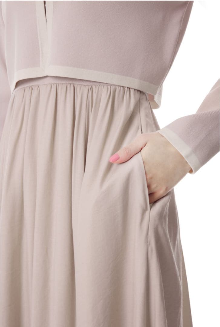 正規品 Bicolor Knit Dress Set herlipto