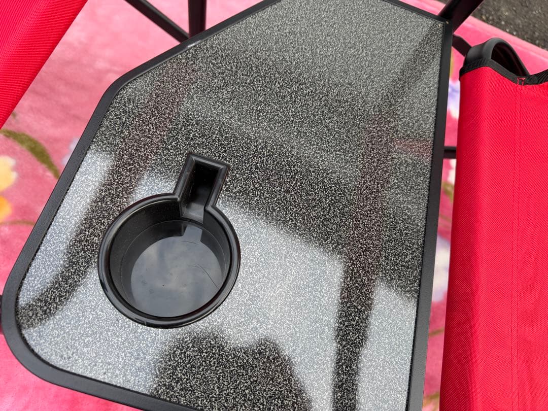 ２脚セットcoleman コールマン デッキチェアST ディレクター テーブル付