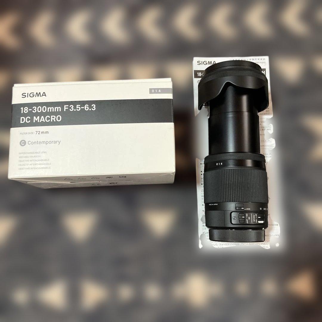 美品 SIGMA 18-300mm F3.5-6.3 DC MACRO