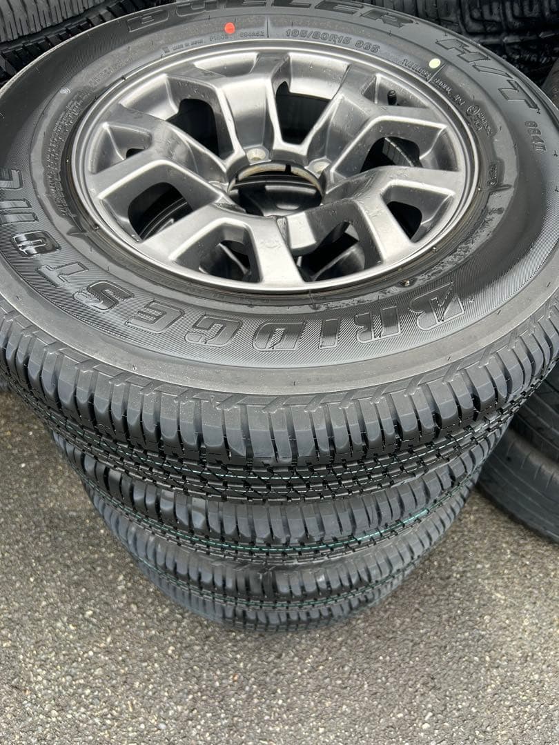新車外しジムニーシエラ純正アルミ&タイヤ4本セット