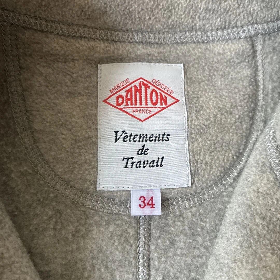 定価14,080円 ダントン スタンドカラー フリース ベスト 34