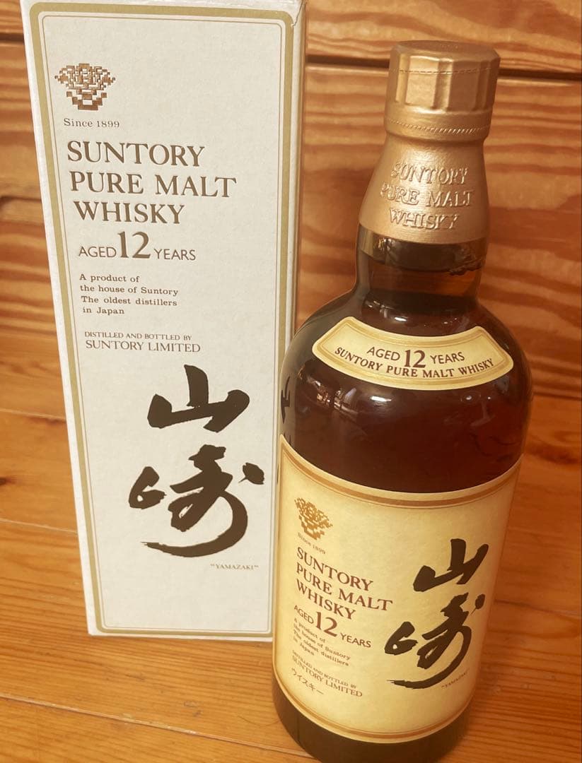 山﨑12年　1899 華ラベル　ピュアモルトウイスキー 750ml