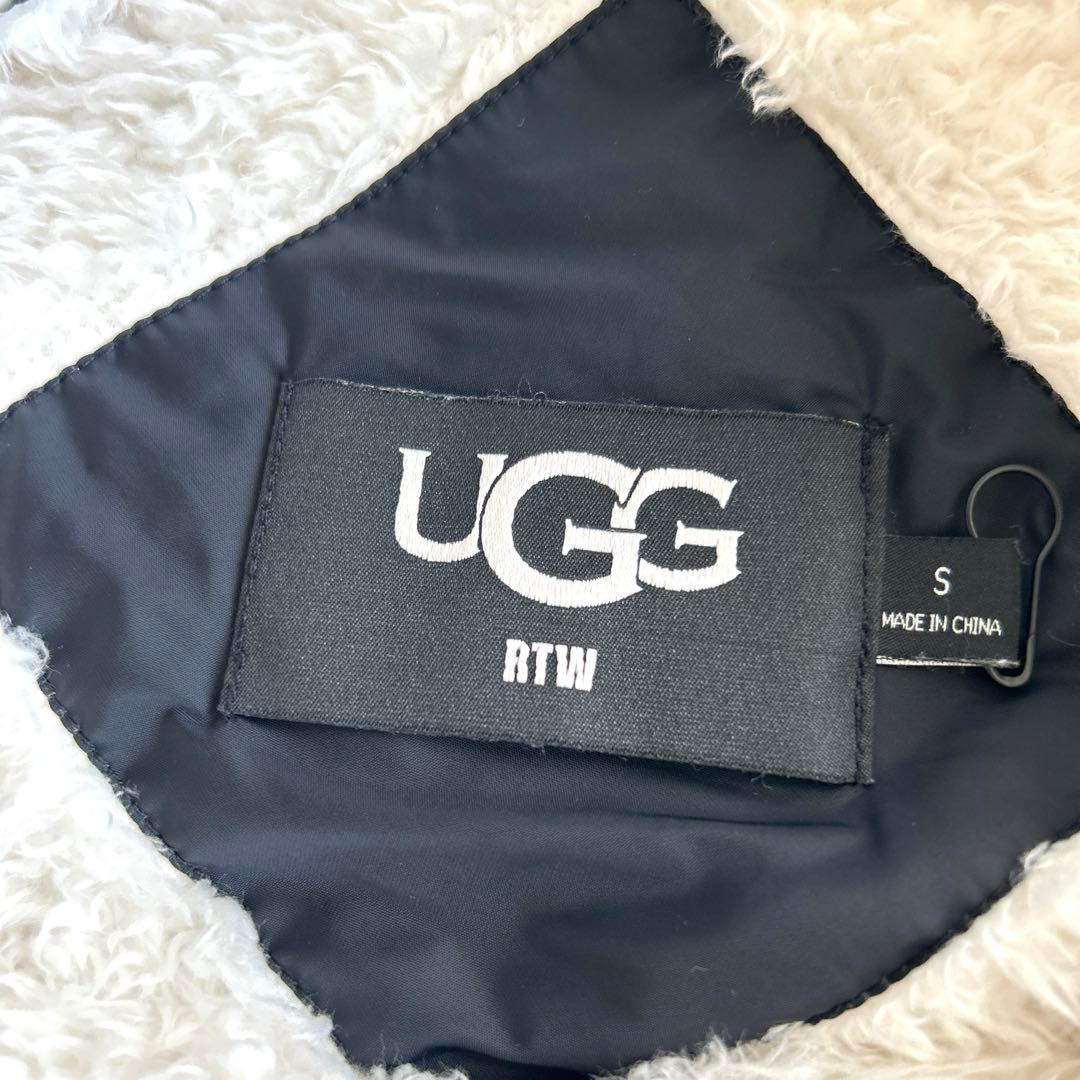 ＜極美品＞UGG アグ　クールネック　ファー　トレーナー　スウェット　M-L