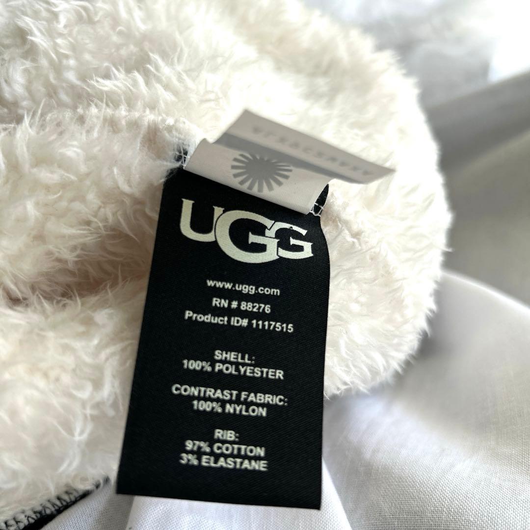 ＜極美品＞UGG アグ　クールネック　ファー　トレーナー　スウェット　M-L