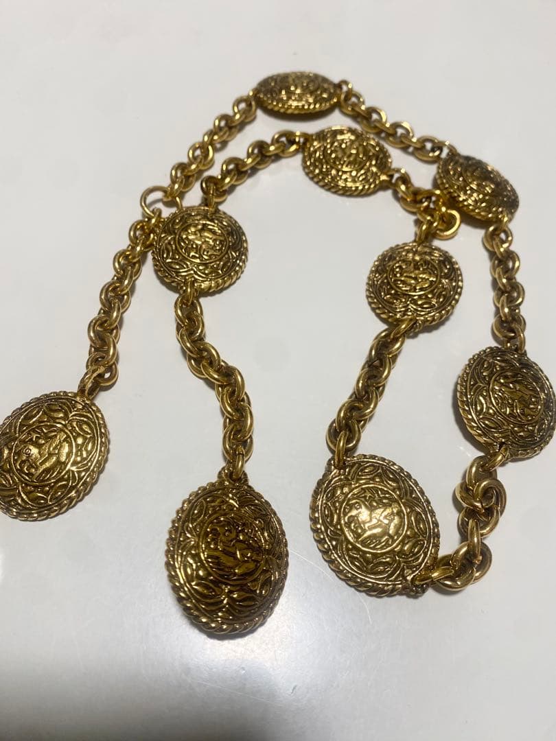 CHANEL ベルト ゴールド ホース 馬