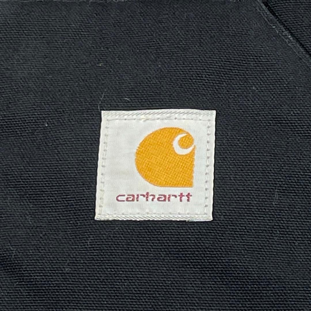 USA製◆00s carhartt【XL】ダックベスト/企業ロゴパッチ