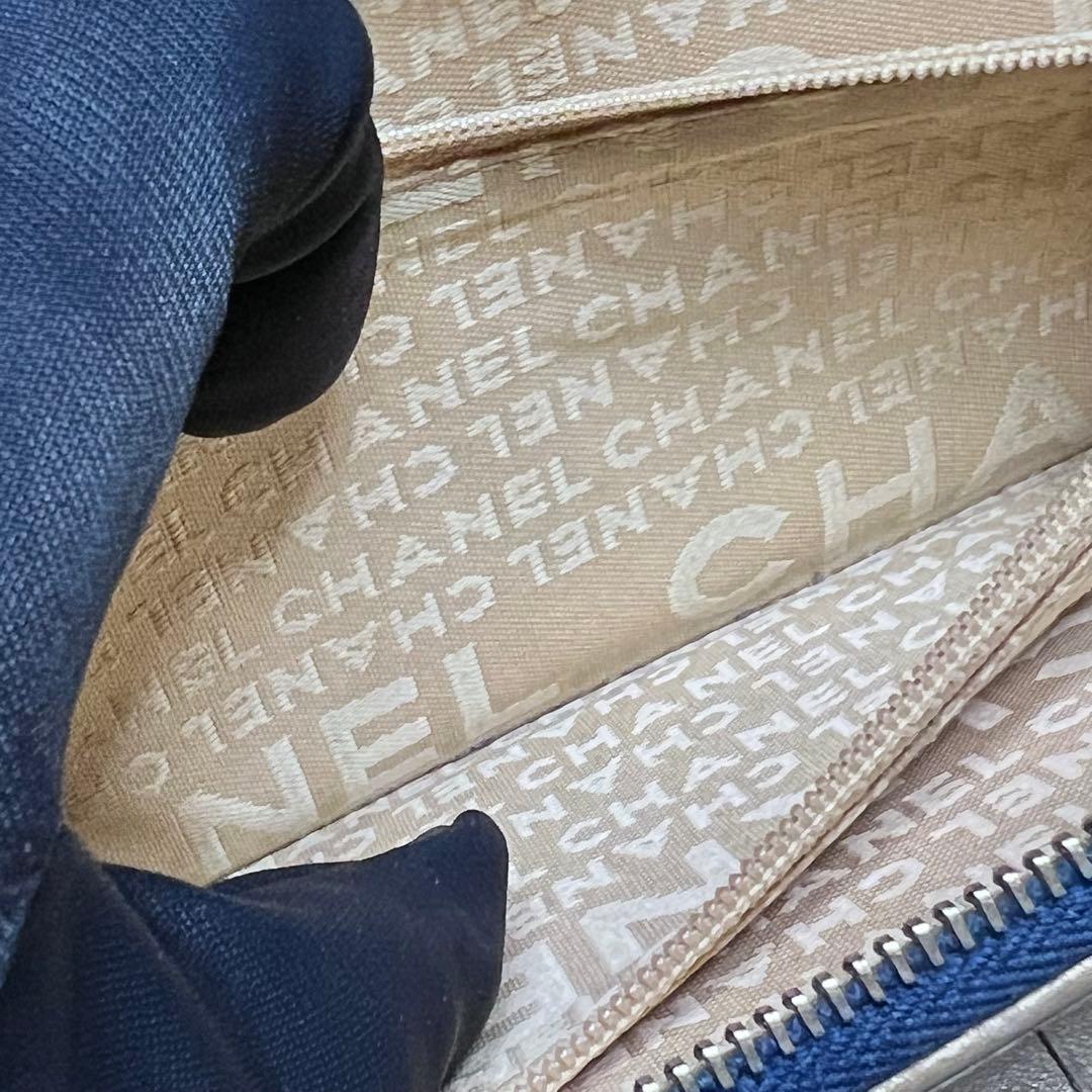 CHANEL＊シャネル＊デニム＊ココ＊長財布＊ゴールド