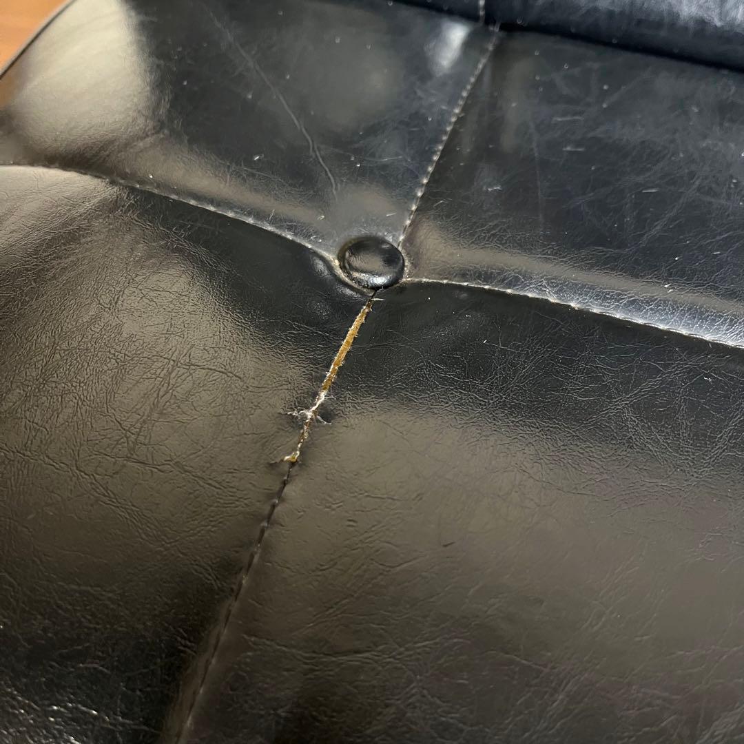 【アンティーク】昭和レトロ オールドカリモク Kチェア 1シーター 古家具