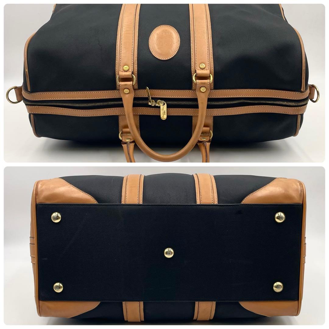 クリスチャンディオール ボストンバッグ 2way 大容量 バイカラー ゴルフ