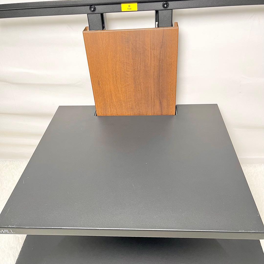 なな【組み立て不要】WALL テレビスタンド V3 ロータイプ 棚付き
