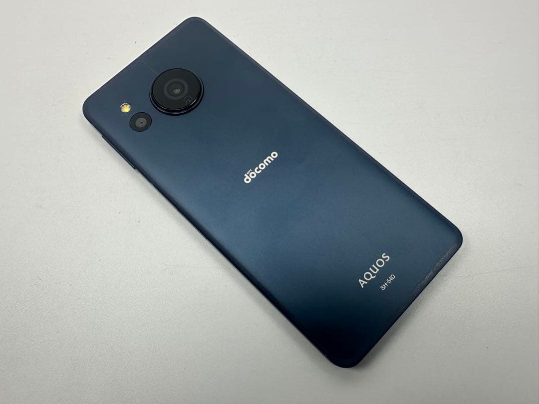 Aquos sense8 sh-54d docomo コバルトブラック 難あり