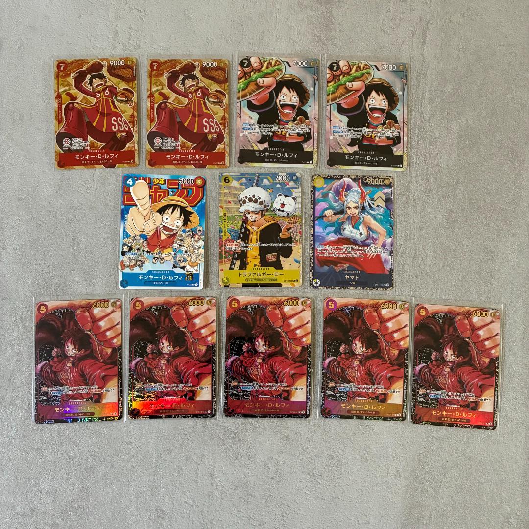 ワンピースカード ルフィ プロモ まとめ売りセット