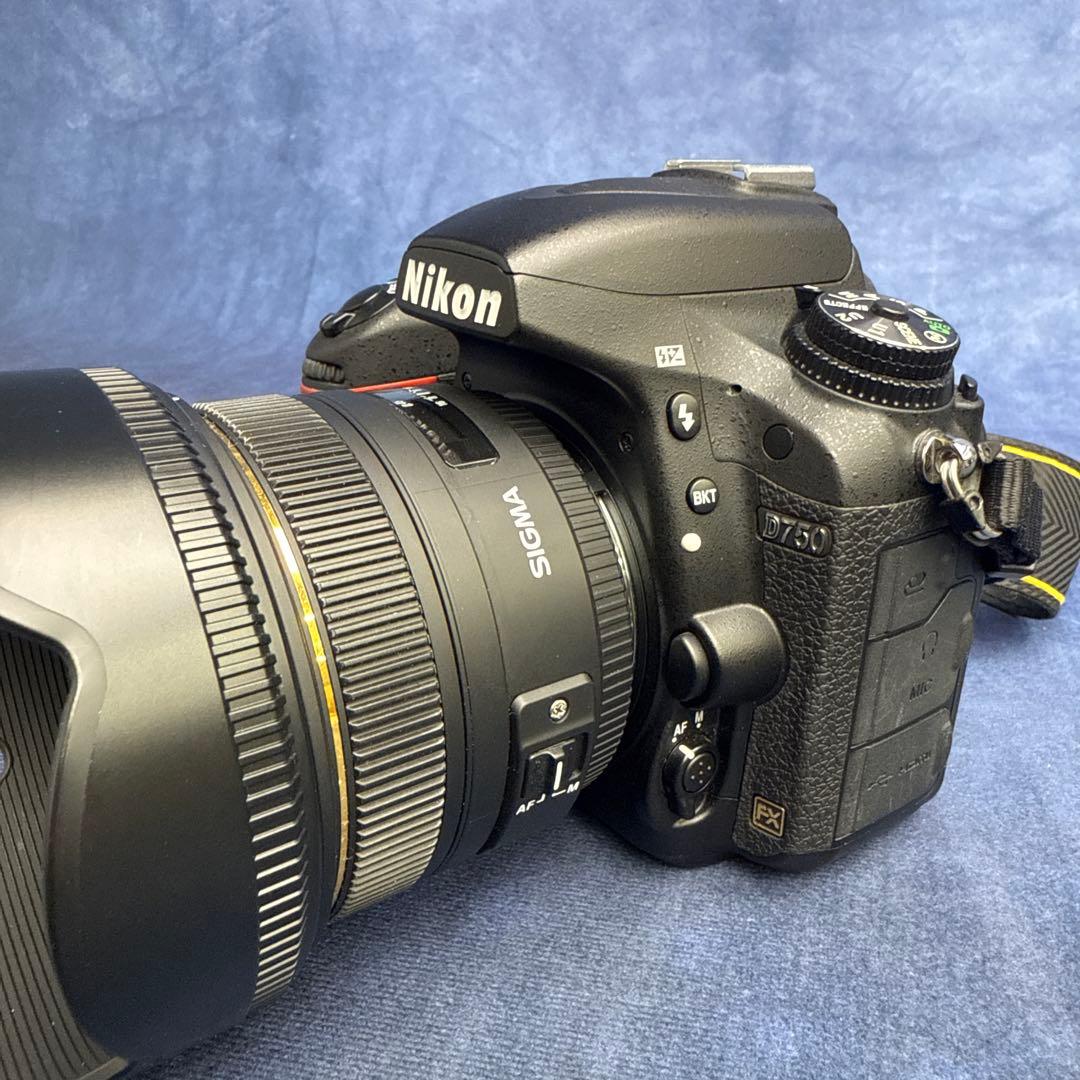 Nikon D750 デジタル一眼レフ + Sigma 50mm+ML-L3