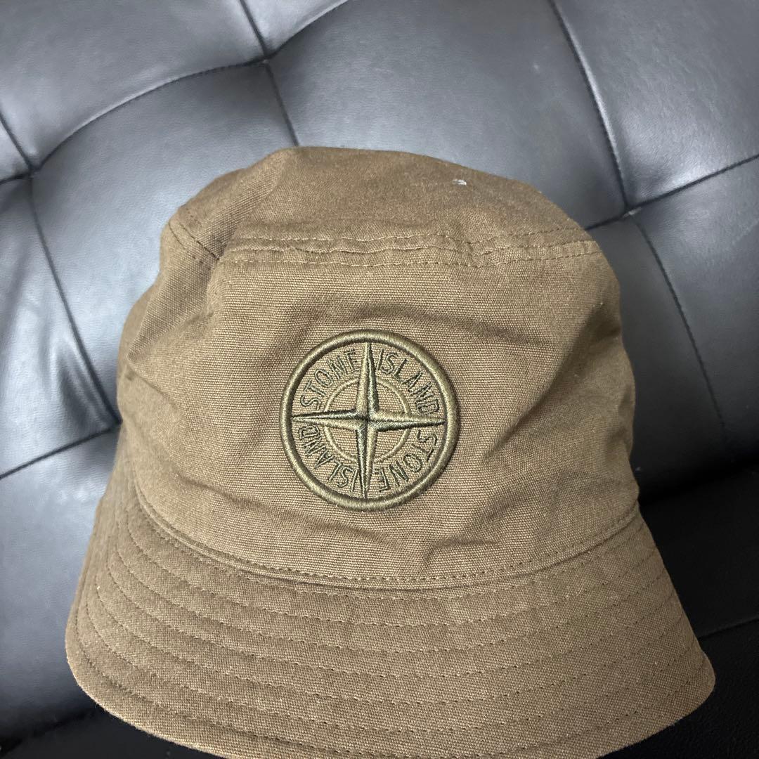 ぷ*ん様 Stone  バケットハット XL カーキ