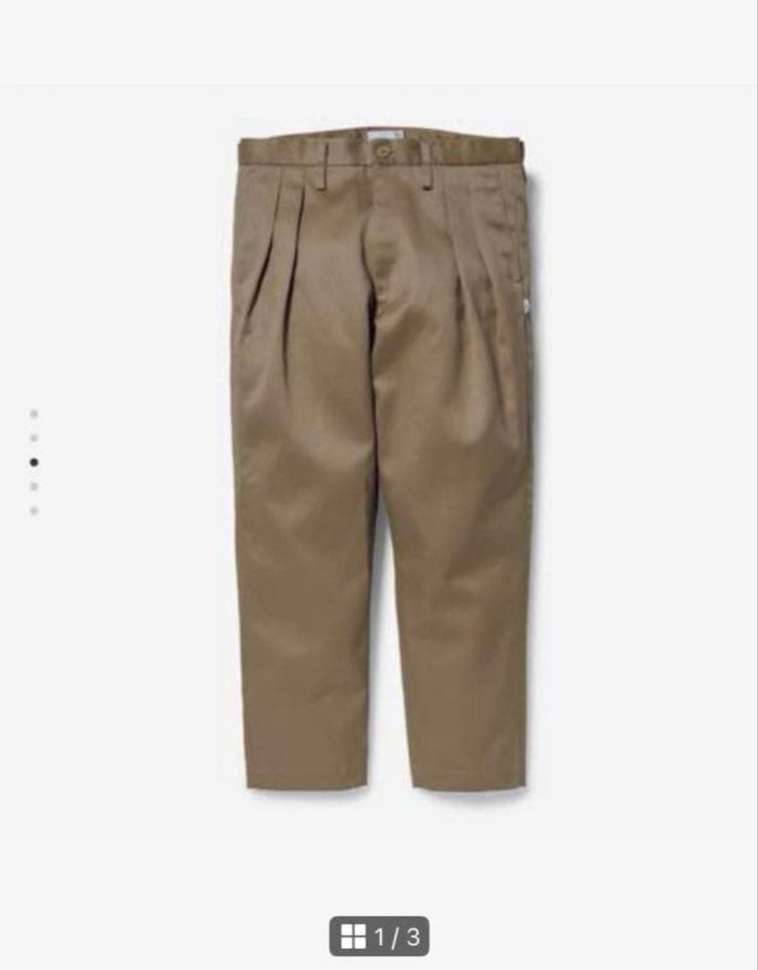 パンツ WTAPS TUCK 02 TROUSERS / COTTON. TWILL