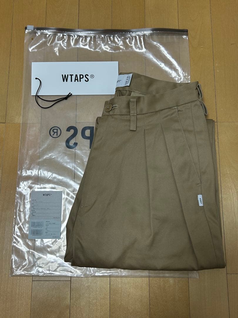 パンツ WTAPS TUCK 02 TROUSERS / COTTON. TWILL