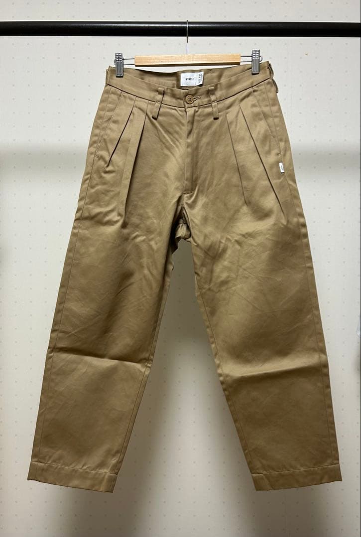 パンツ WTAPS TUCK 02 TROUSERS / COTTON. TWILL