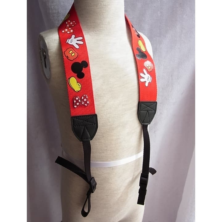 販売終了　ミッキー　ミニー　モチーフ　一眼レフストラップ