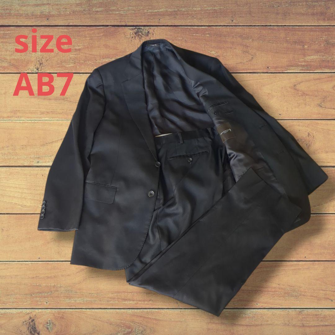 ✨マッキントッシュ ロンドン✨　ビジネス　スーツ　黒　AB7