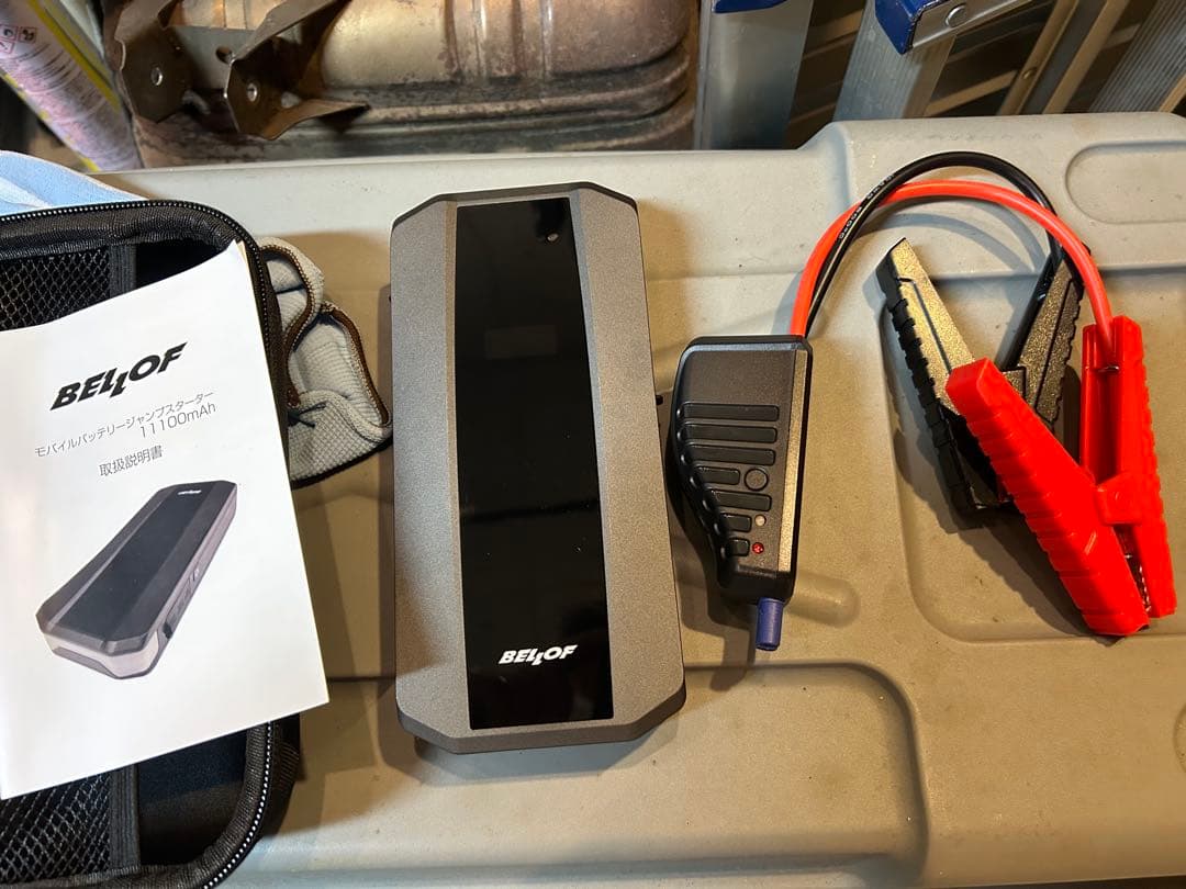 BELLOF モバイルバッテリージャンプスターター 11000mAh