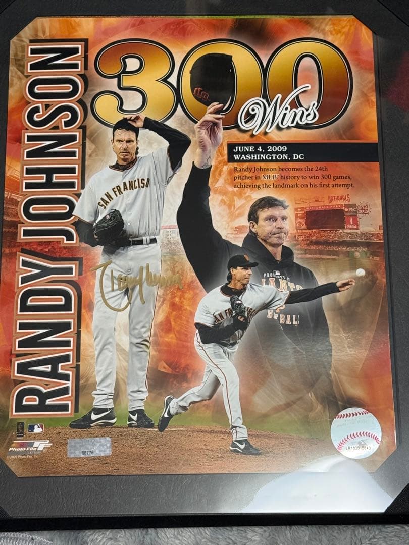 a*a様 【貴重】BBM Authentic ランディジョンソン 直筆サイン入り