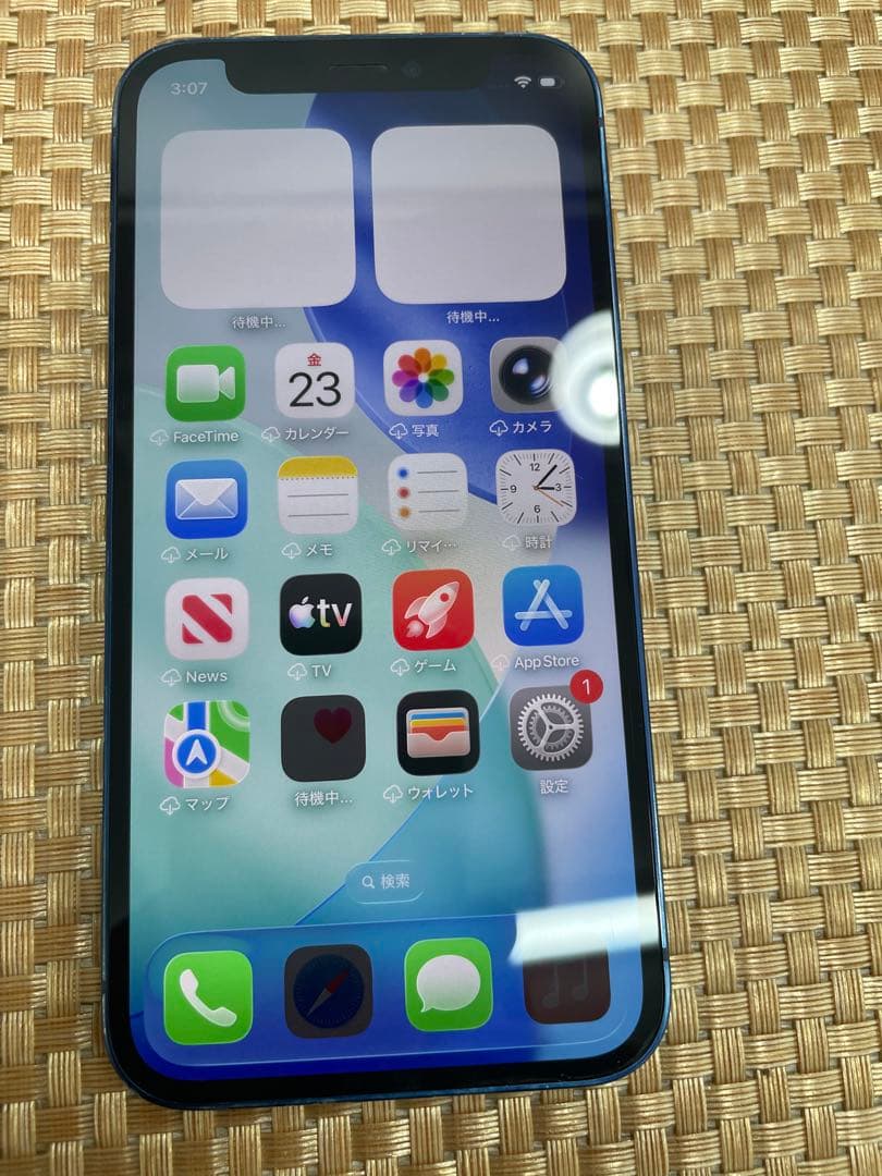 iPhone 12 mini 128 GB ブルーSIMフリー【8543】