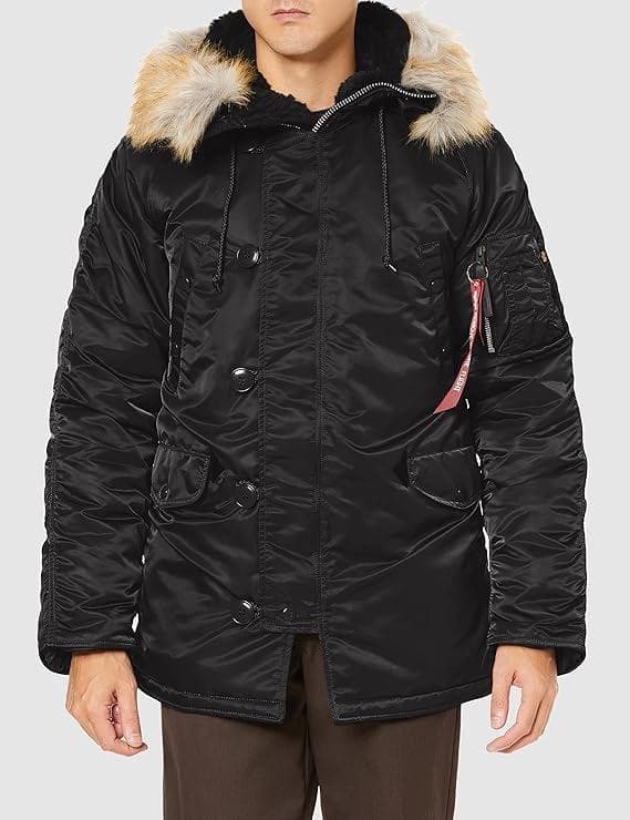 新品 ALPHA N-3B ブラック Lサイズ ミリタリージャケット アルファ