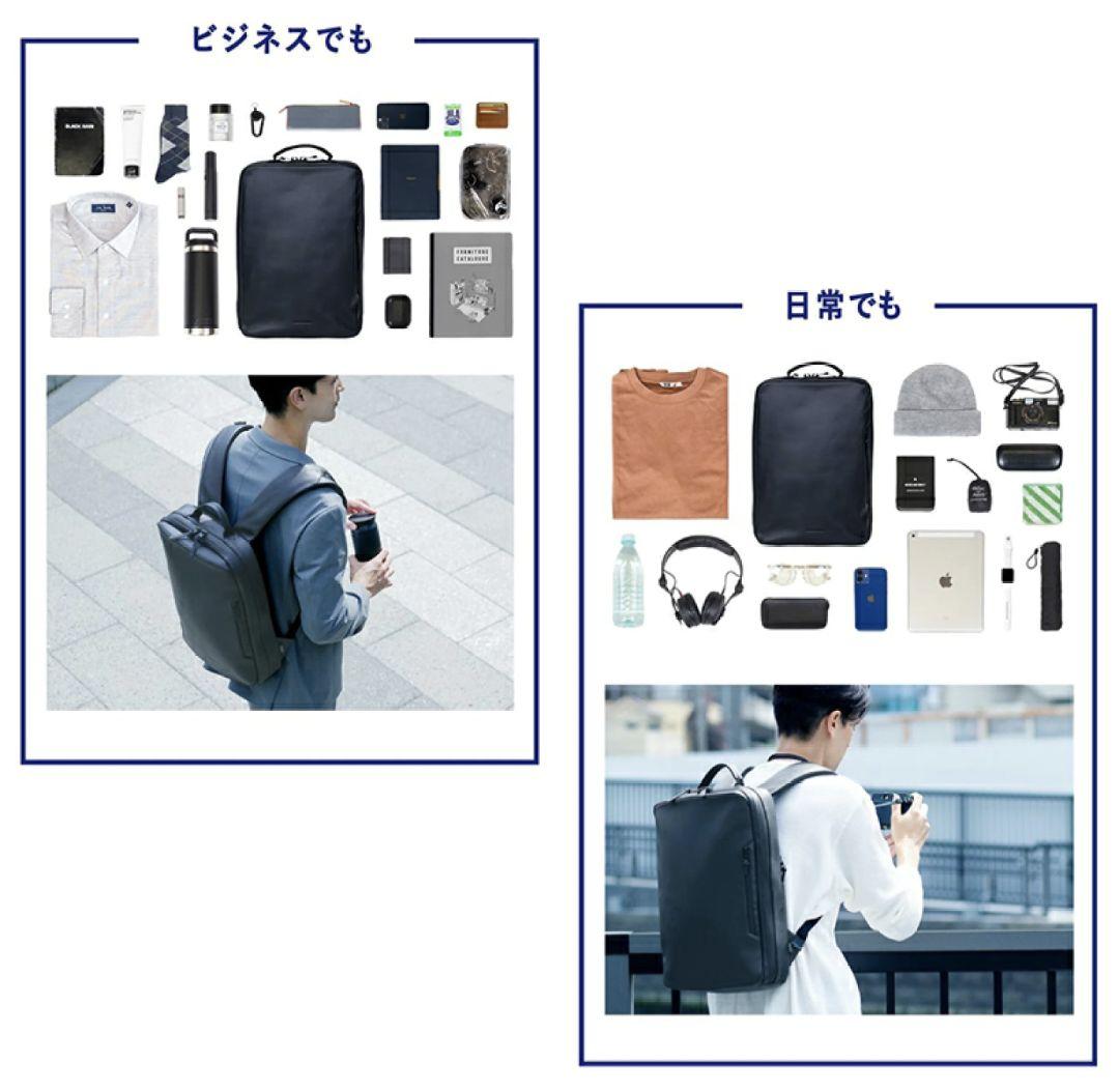 broski&supply リュック chain 牛革 防水レザー