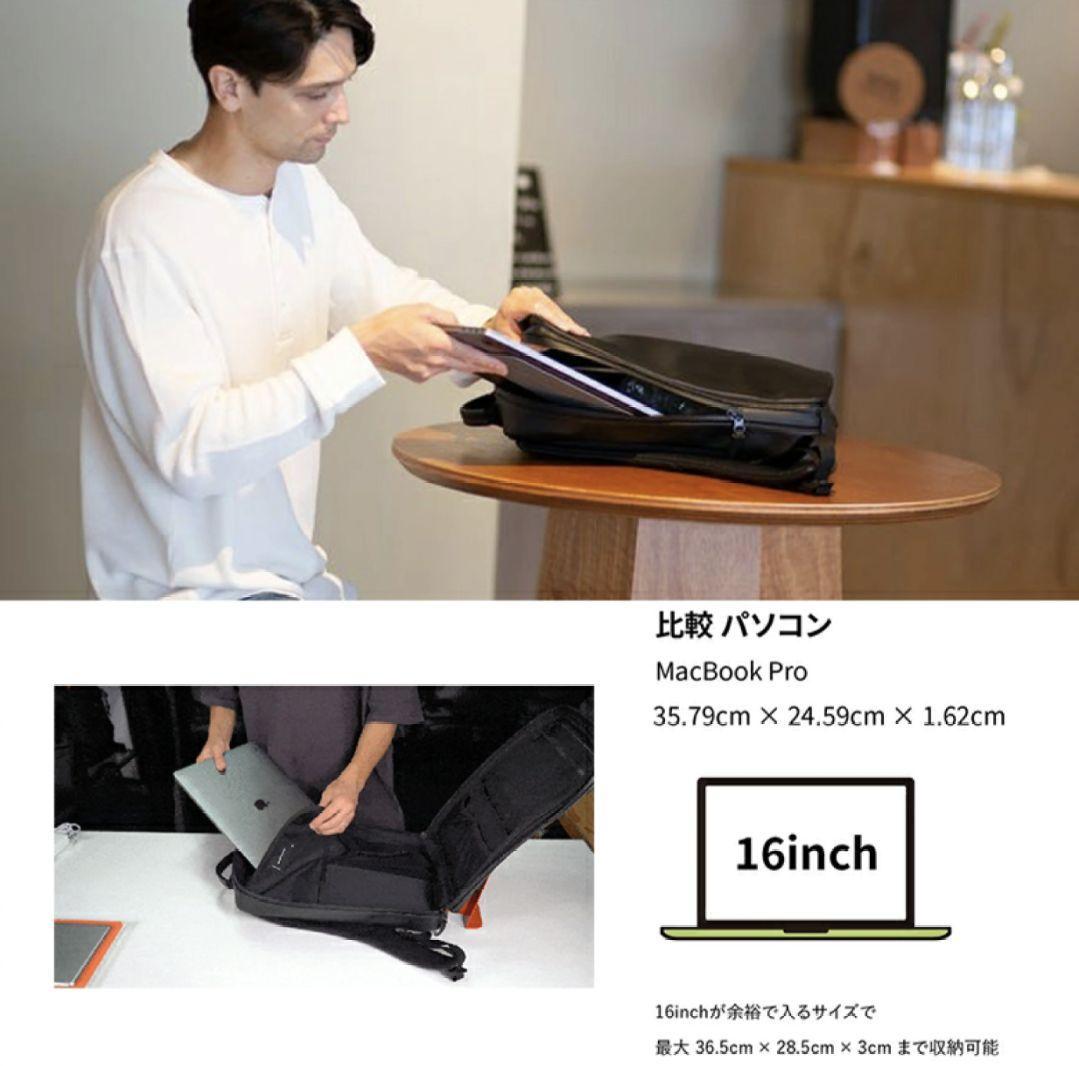 broski&supply リュック chain 牛革 防水レザー