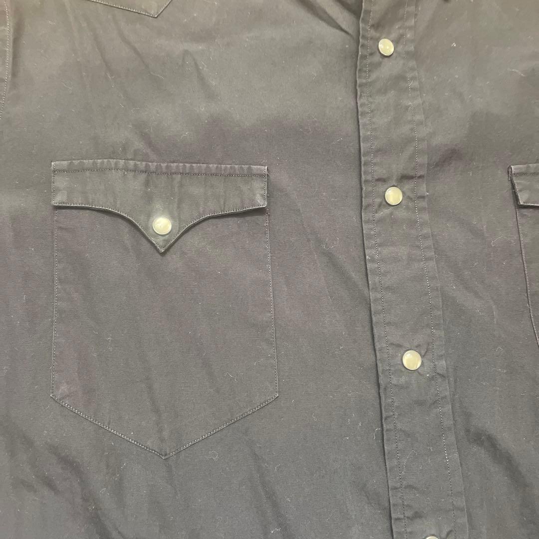 ラルフローレン　Ralph Lauren ウエスタンシャツ　黒　ブラック