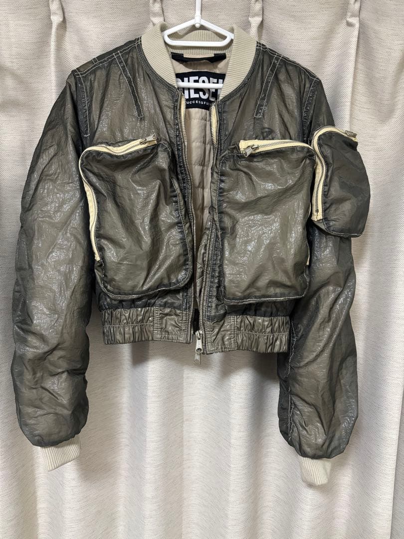 ディーゼル DIESEL G-KHLOE-A ボンバージャケット カーキ