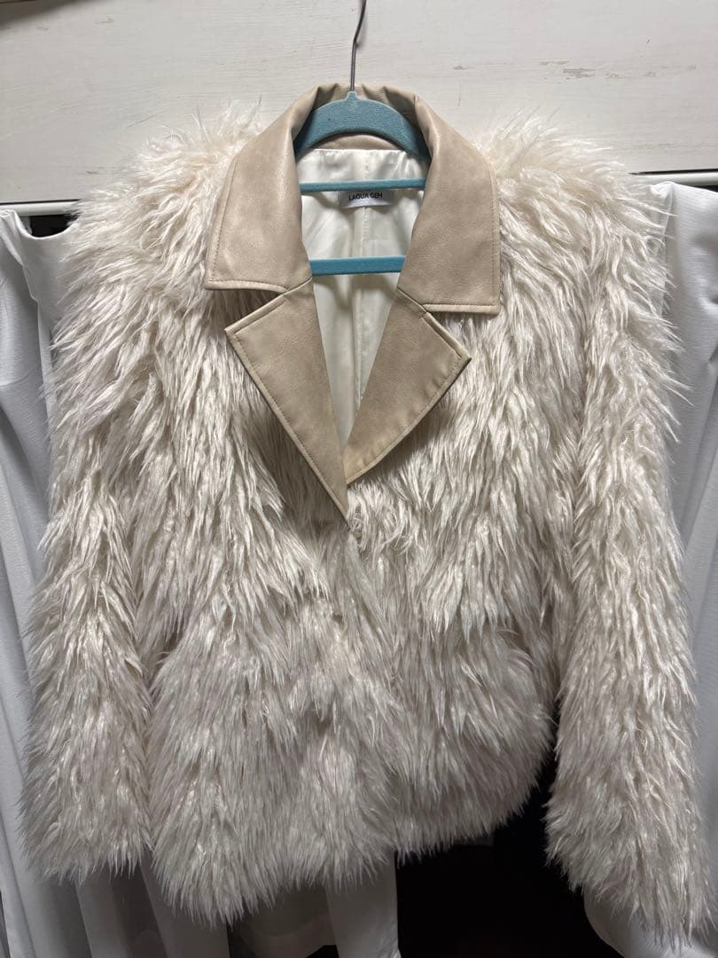 LAGUA GEM DOCKINGファージャケット ラグアジェム