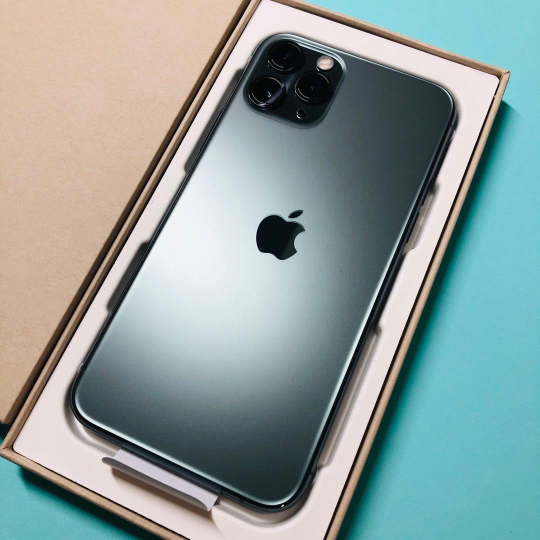エクスプレス交換品 iPhone11 Pro 256GB ミッドナイトグリーン