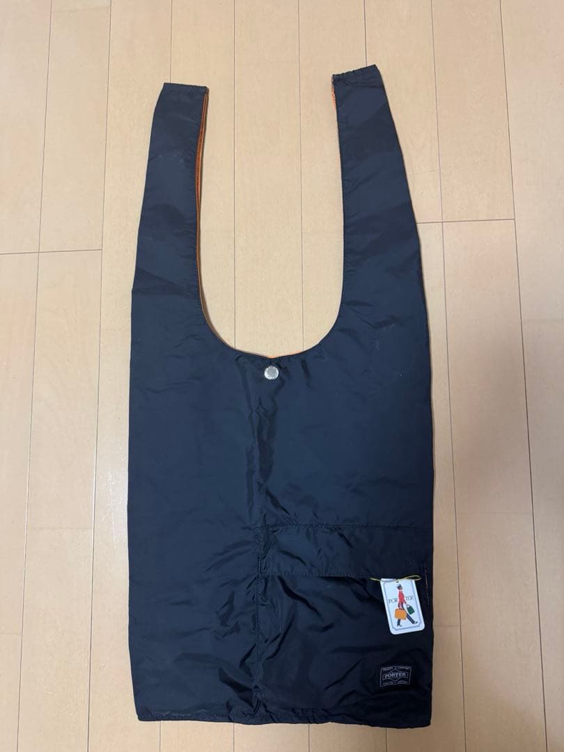 ◼️新品未使用◼️PORTER 折りたたみエコバッグ POTR ブラック