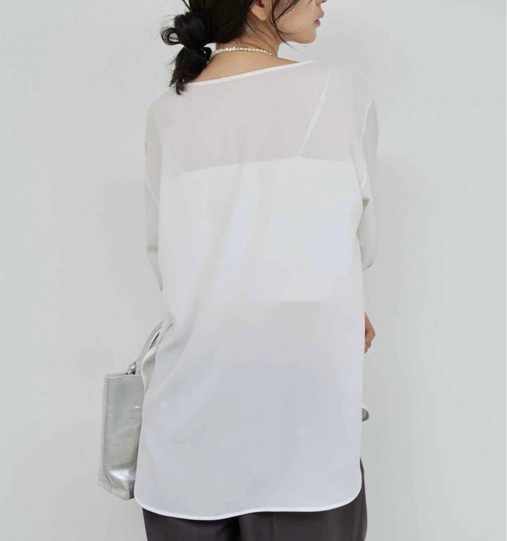 GALLARDAGALANTE ガリャルダガランテ　ラウンドブラウスTee