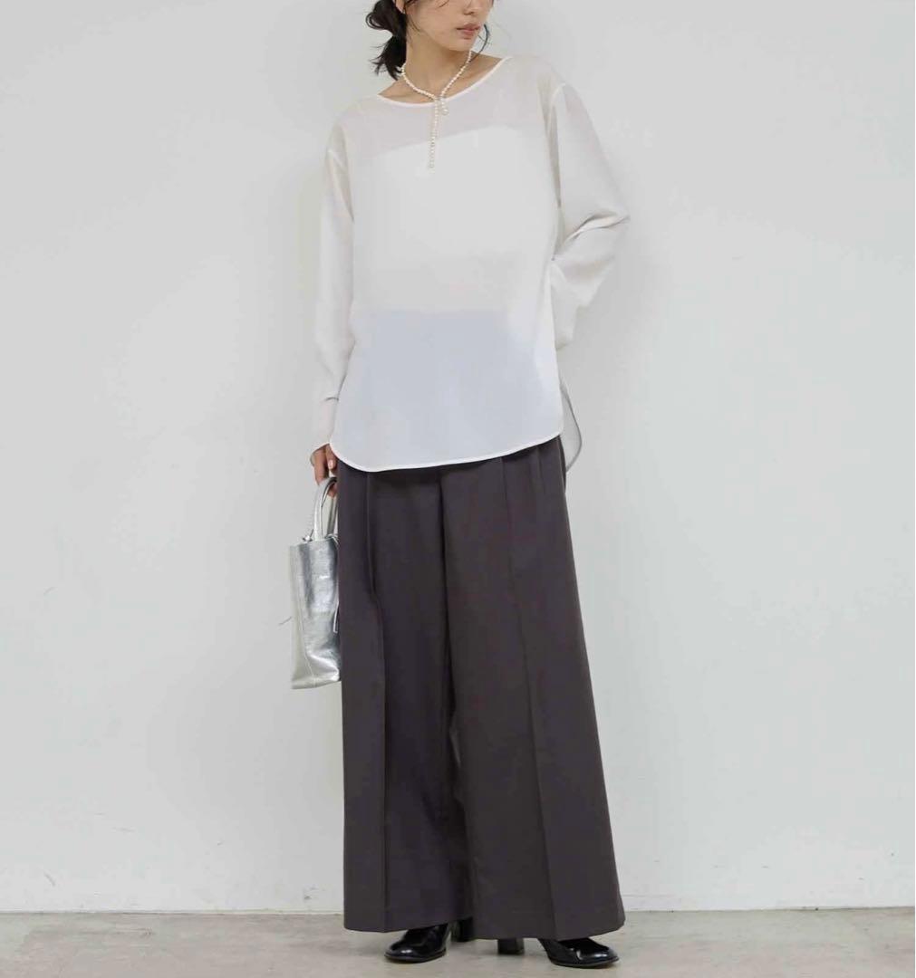 GALLARDAGALANTE ガリャルダガランテ　ラウンドブラウスTee