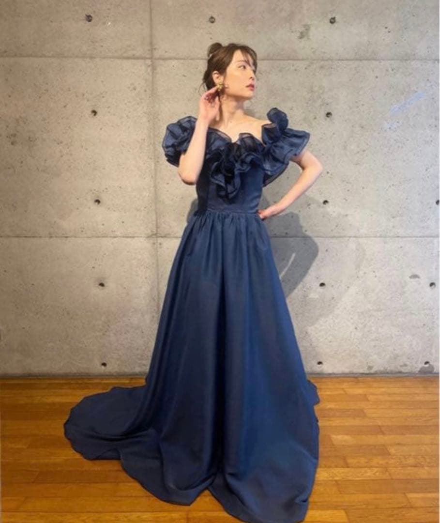 【THE URBAN BLANCHE】ビタミンドレス　ネイビー