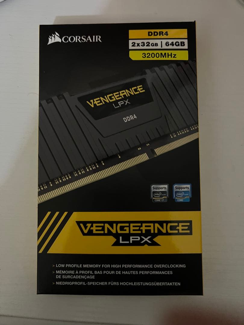 メモリー CORSAIR VENGEANCE LPX 64GB DDR4 3200